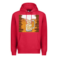Cardinal keep calm and drink cold beer Premium Hoodie - TumblerDesignByShophia