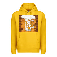 Lemon keep calm and drink cold beer Premium Hoodie - TumblerDesignByShophia