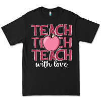 Black teach with love Premium Tee - JahusDesignShop