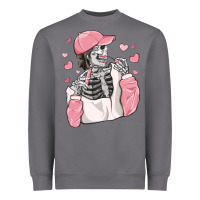 Storm skeleton girl valentine's day Heavyweight Sweatshirt - MaliasSmallBusiness