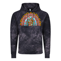 Cloud Black western easter rainbow Vintage Hoodie - Jasminsmagicworld