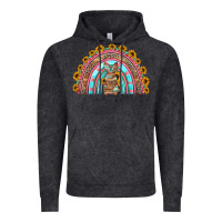 Vintage Black western easter rainbow Vintage Hoodie - Jasminsmagicworld