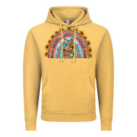 Vintage Mustard western easter rainbow Vintage Hoodie - Jasminsmagicworld