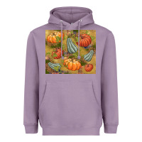 Lavender Fall Heavyweight Hoodie - NancyCooperArtShop