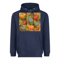 Navy Fall Heavyweight Hoodie - NancyCooperArtShop