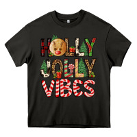 Asphalt holly jolly vibes Heavy Core Tee - FaDigitalArtStudio