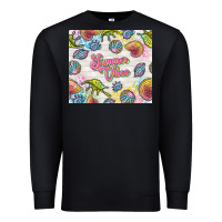 Black summer vibes with sea shells Premium Sweatshirt - TumblerDesignByShophia
