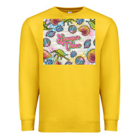 Lemon summer vibes with sea shells Premium Sweatshirt - TumblerDesignByShophia