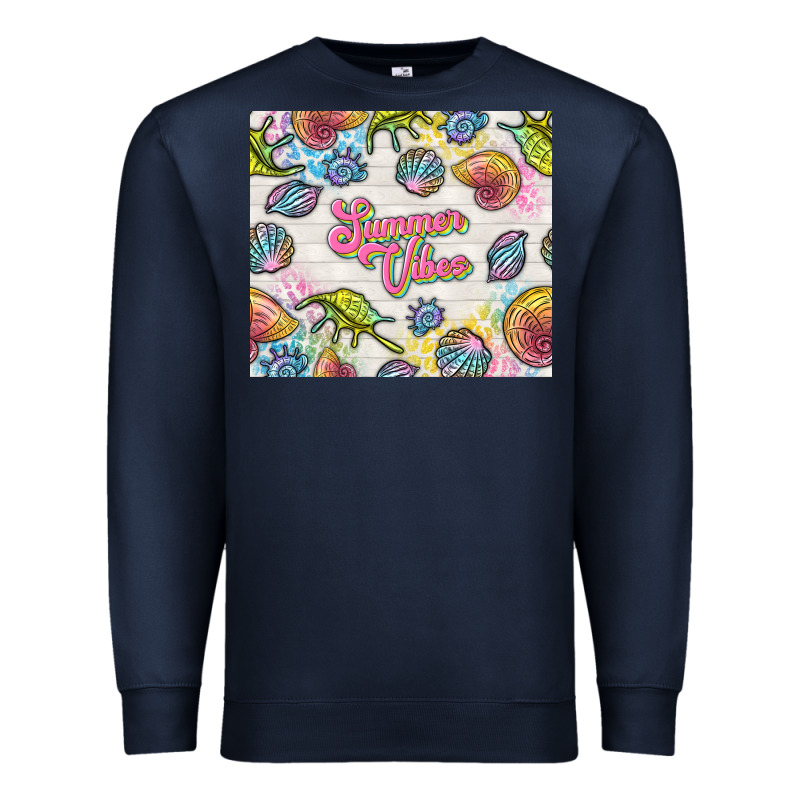 Summer Vibes With Sea Shells Premium Sweatshirt by TumblerDesignByShophia | Teevron
