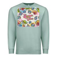 Seafoam summer vibes with sea shells Premium Sweatshirt - TumblerDesignByShophia