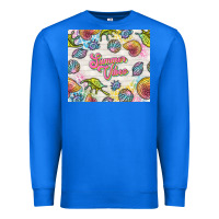 True Royal summer vibes with sea shells Premium Sweatshirt - TumblerDesignByShophia
