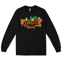 Black future nurse juneteenth Long Sleeve Tee - NancyCooperArtShop