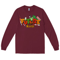 Burgundy future nurse juneteenth Long Sleeve Tee - NancyCooperArtShop