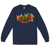 Navy future nurse juneteenth Long Sleeve Tee - NancyCooperArtShop