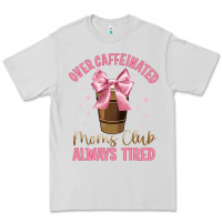 Dove Grey over caffeinated moms club Premium Tee - JahusDesignShop
