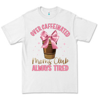 White over caffeinated moms club Premium Tee - JahusDesignShop