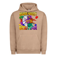 Pigment Burro Neurodiversity is beautiful Urban Hoodie - FaDigitalArtStudio