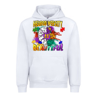 White Neurodiversity is beautiful Urban Hoodie - FaDigitalArtStudio