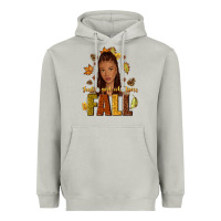 Moon Dust Just a girl who loves Fall afro woman Heavyweight Hoodie - NancyCooperArtShop