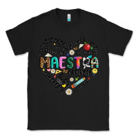 Black retro maestra word Classic Tee - JahusDesignShop
