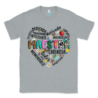 Heather Grey retro maestra word Classic Tee - JahusDesignShop