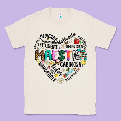 Retro Maestra Word Classic Tee Designed By Jahusdesignshop