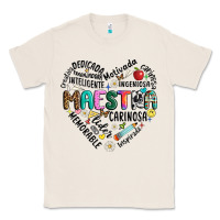 Natural retro maestra word Classic Tee - JahusDesignShop
