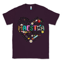 Plum retro maestra word Classic Tee - JahusDesignShop