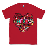 Red retro maestra word Classic Tee - JahusDesignShop