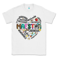 White retro maestra word Classic Tee - JahusDesignShop