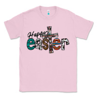 Bubblegum Pink Happy Easter Classic Tee - CowhideDigitalArt