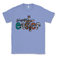Colony Blue Happy Easter Classic Tee - CowhideDigitalArt