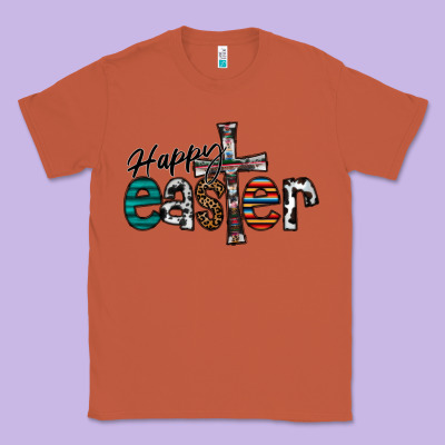 Happy Easter Classic Tee Designed By Cowhidedigitalart