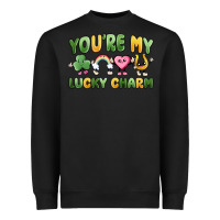 Black you're my lucky charm Heavyweight Sweatshirt - MaliasSmallBusiness