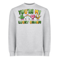 Heather Grey you're my lucky charm Heavyweight Sweatshirt - MaliasSmallBusiness