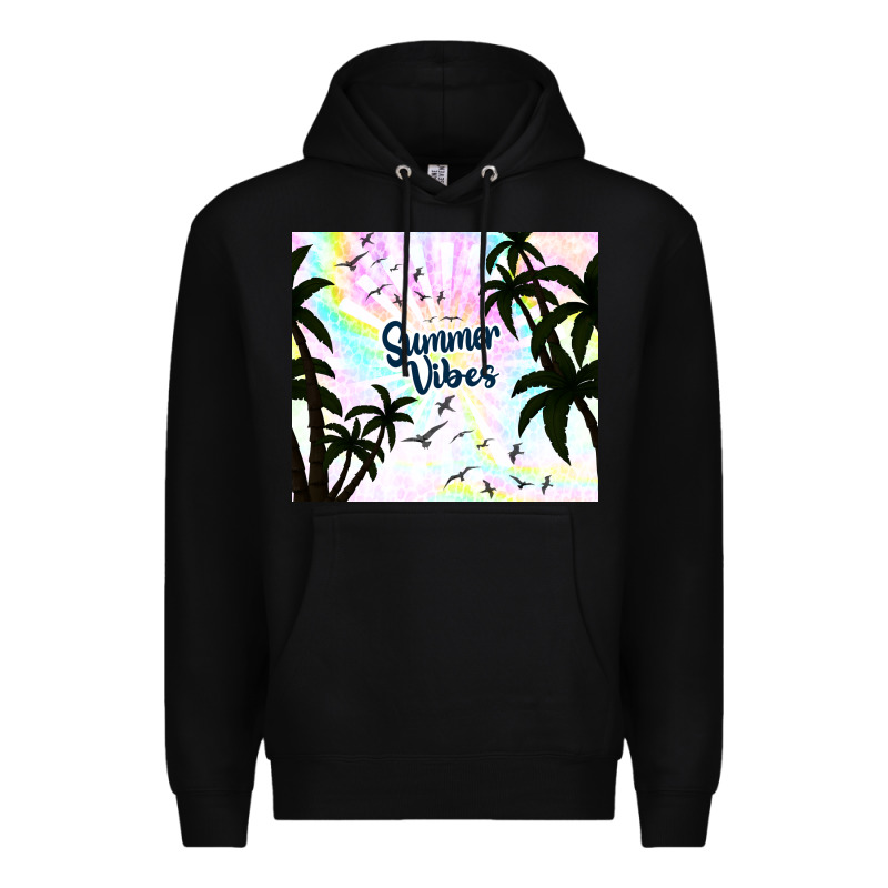 Summer Vibes With Birds Premium Hoodie by TumblerDesignByShophia | Teevron