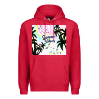 Cardinal summer vibes with birds Premium Hoodie - TumblerDesignByShophia