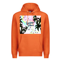 Carrot summer vibes with birds Premium Hoodie - TumblerDesignByShophia