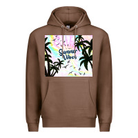 Chestnut summer vibes with birds Premium Hoodie - TumblerDesignByShophia