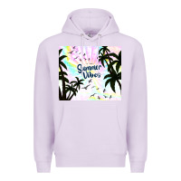 Lilac summer vibes with birds Premium Hoodie - TumblerDesignByShophia