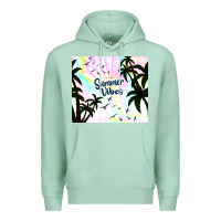 Seafoam summer vibes with birds Premium Hoodie - TumblerDesignByShophia