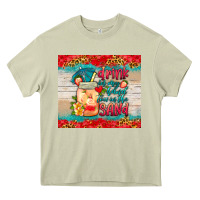Mossy drink in my hand toes in the sand tumbler Heavy Core Tee - HRA Design Shop