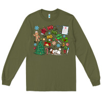 Army Green nurse christmas Long Sleeve Tee - MaliasSmallBusiness