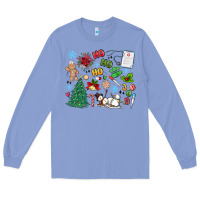 Colony Blue nurse christmas Long Sleeve Tee - MaliasSmallBusiness