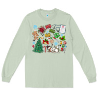 Matcha nurse christmas Long Sleeve Tee - MaliasSmallBusiness