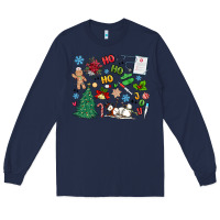 Navy nurse christmas Long Sleeve Tee - MaliasSmallBusiness