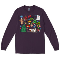 Plum nurse christmas Long Sleeve Tee - MaliasSmallBusiness