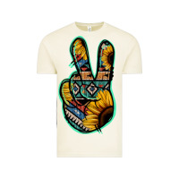 Vintage Arctic Aztec Sunflower Peace Sign Vintage Tee - Jasminsmagicworld