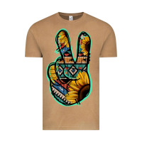 Vintage Camel Aztec Sunflower Peace Sign Vintage Tee - Jasminsmagicworld