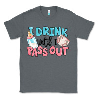 Charcoal Heather i drink until i pass out baby Classic Tee - MaliasSmallBusiness